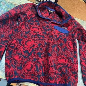 PATAGONIA SYNCHILLA SNAP T LIGHTWEIGHT RARE LOTUS PRINT UNIQUE SIZE XS